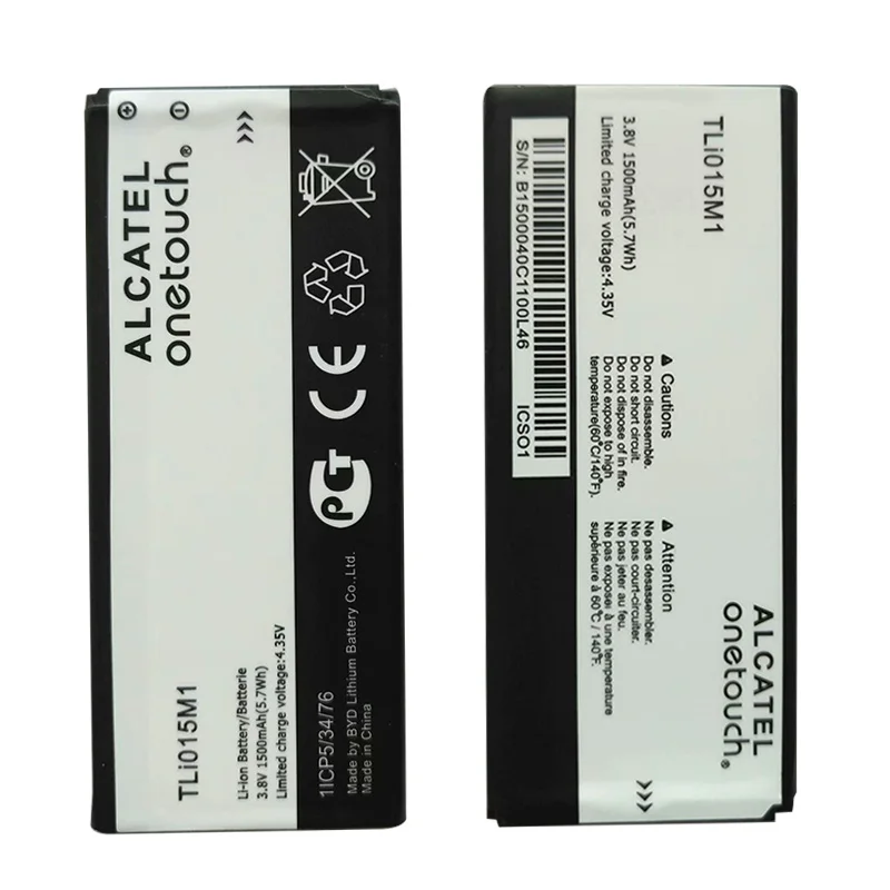Новый аккумулятор TLi015m1 1500 мАч для Alcatel One Touch Pixi 4 4034A PIXI 4034X 4034F 4034D phone Tli015m7 + трек-код