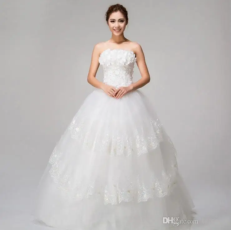Wholesale - Slim Bandage Flower Girls Booming Wedding Dress Tutu Princess YXH034 | Свадьбы и торжества