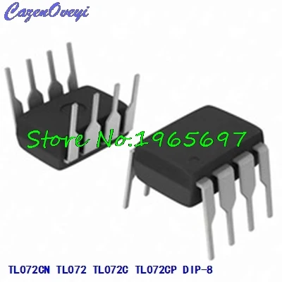 

10pcs/lot TL072CN TL072 TL072C TL072CP DIP-8 = NJM072D 072D new original In Stock