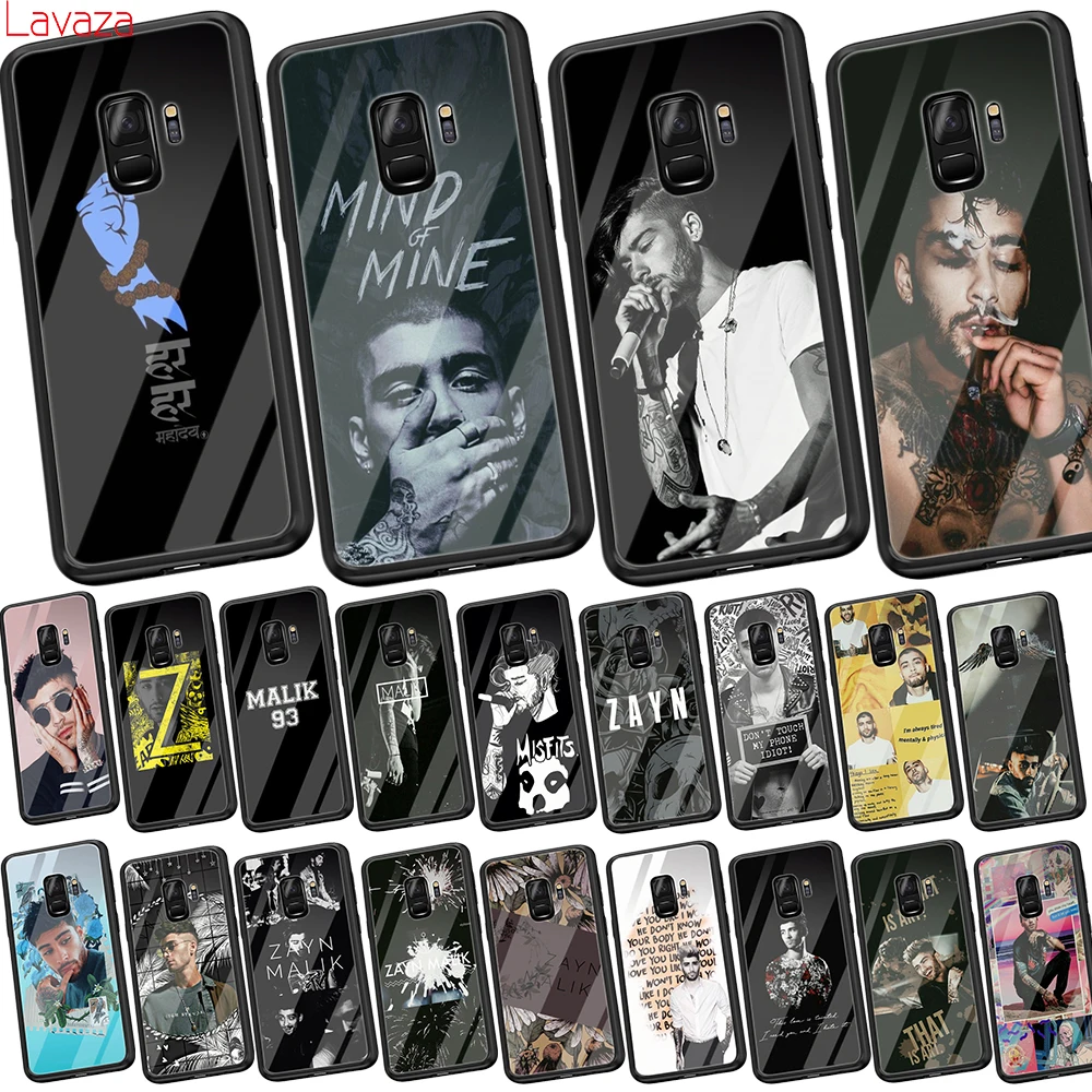 

Lavaza Zayn Malik Tempered Glass Soft Case for Samsung Galaxy Note 8 9 A30 A50 A70 S8 S9 S10 Plus Cover