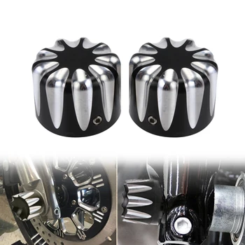

Neverland Black CNC Aluminum Excalibur Front Motor Axle Nut Cover Bolt For Harley Touring FLHX FLHR FLTR D35