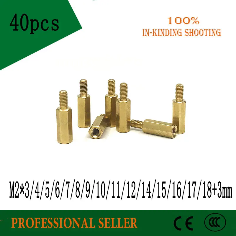 M2*3/4/5/6/7/8/9/10/11/12/13/14/15/16/17/18+3mm Female Brass Standoff Spacer Copper Hexagonal Stud Hollow Pillars | Обустройство дома