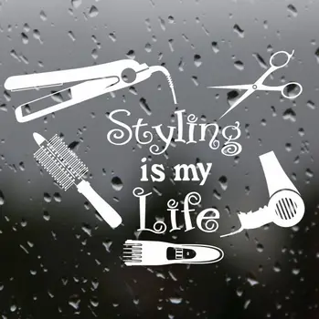 

Creative life wall affixed to the beauty parlor beauty salon business store window door window glass decorative wall stickers