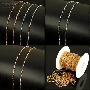 

10m/Spool Stainless Steel Jewelry Chain For Making DIY Charm Bracelet Necklace For Women Men 2018 Wholesale New Fashion Jewelry