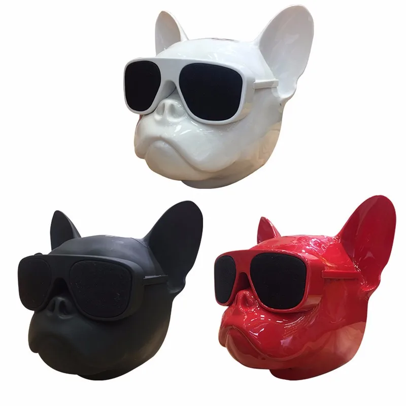 

Portable Wireless Bluetooth Bulldog Speakers MP3 Player Small Dog Speaker Mini Boombox for iphone xiaomi Mobile Phone Computer