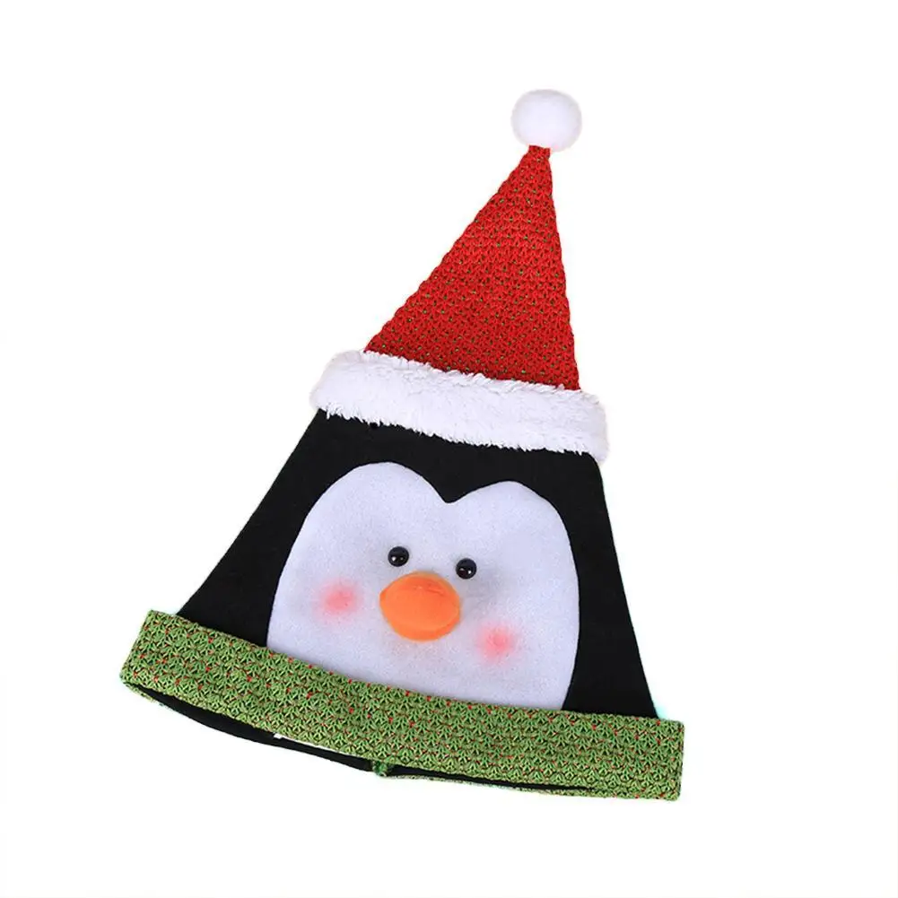 Креативный Рождественский мультяшный головной убор рождественский подарок, шляпа высокого качества, шляпа для взрослых детей, семейные вечерние рождественские украшения