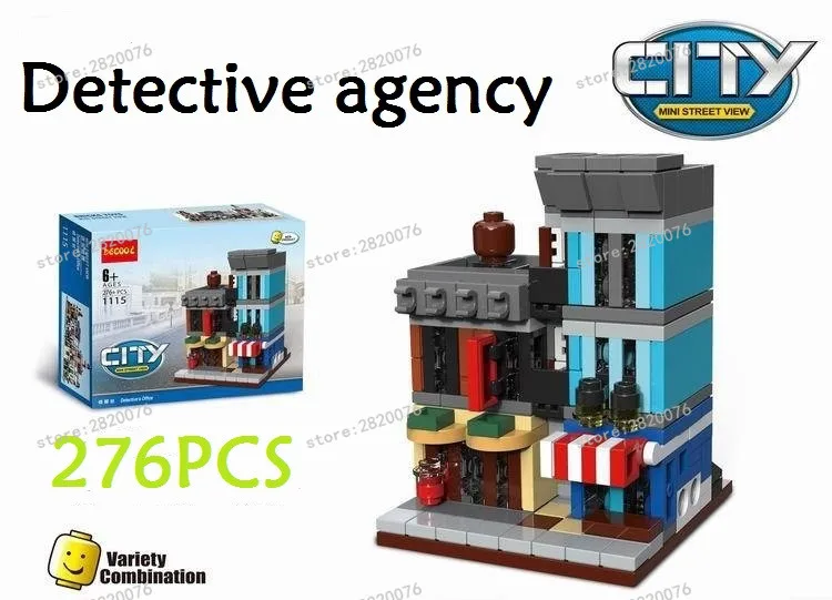 6 In 1 Model Bangunan Kit Kompatibel Dengan Lego City Mini Pencipta