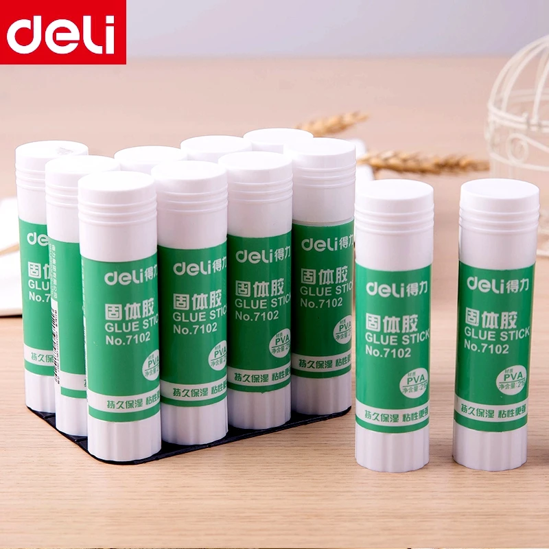 1 шт. Deli 7102 клеевой карандаш пистолет без формальдегида 21 г твердые клеевые