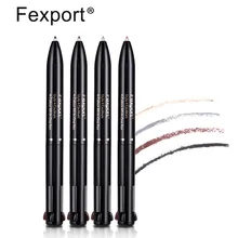 Fexport бровей Pencel Stylo 4 Couleurs 4-Color Все-в-одном пуля ручка макияж для бровей Косметика модный бренд F6105