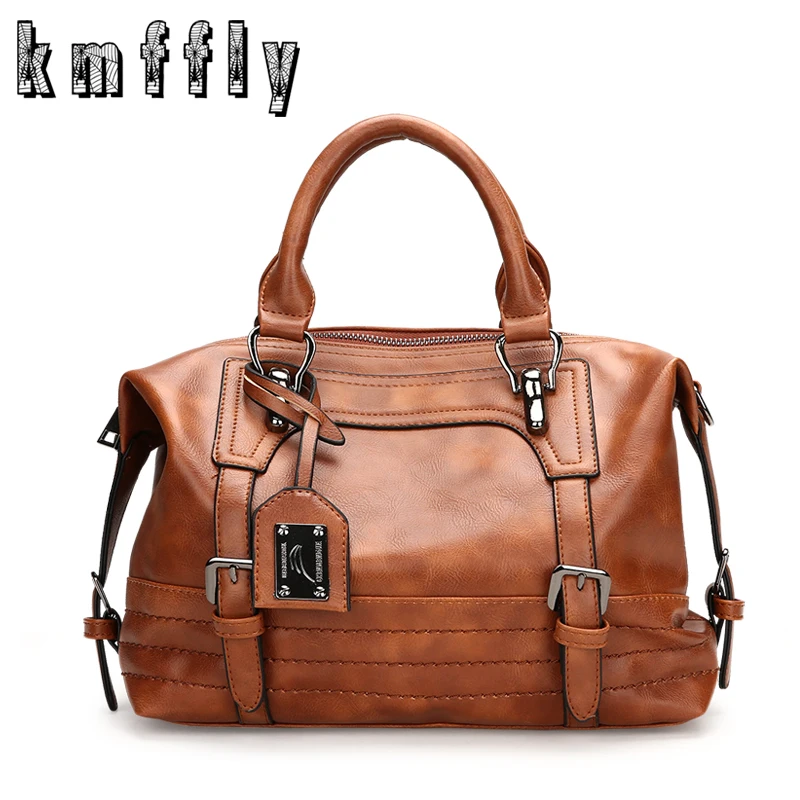 KMFFLY Neverfull высокое качество искусственная кожа женские сумки на плечо большая