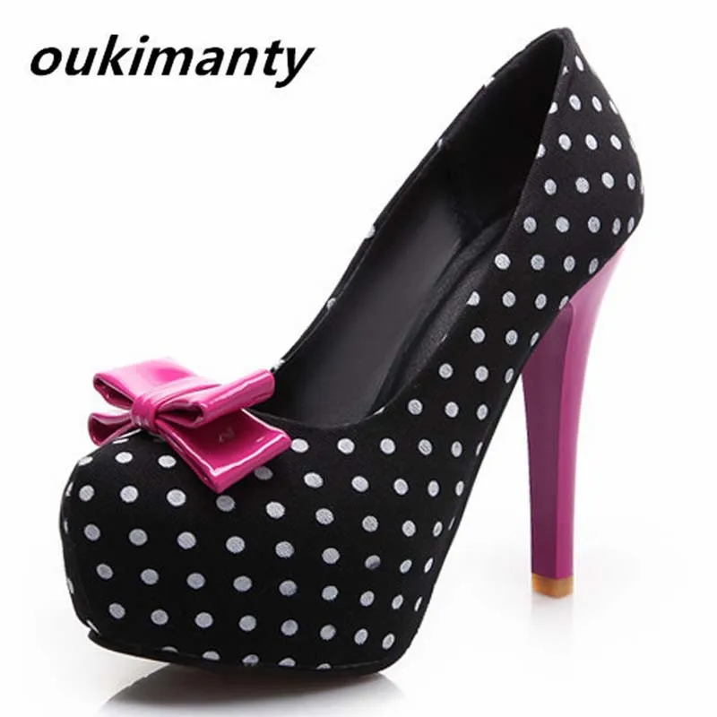 

spring summer platform sexy women shoes fashion women pumps retro high heels pointed toe office & career shallow #Y0110702Q