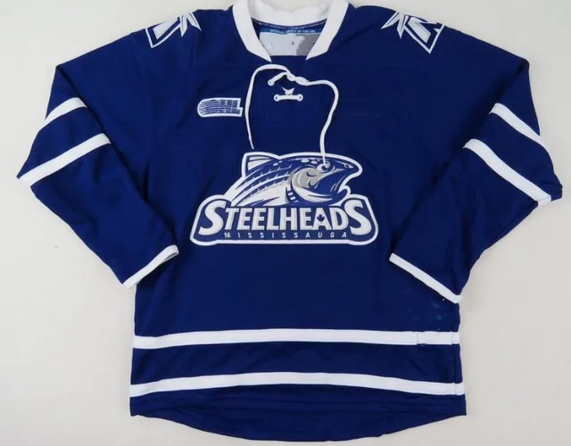 Vintage Retro Vintage Mississauga Steelheads HOCKEY JERSEY Embroidery