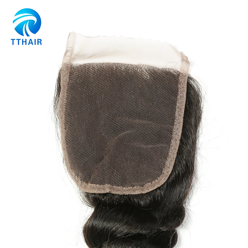 Необработанные перуанский Weave волос девственницы 4 Связки 100% человеческих волос свободная волна пучки волос с закрытием с 1B 4 цвета * 4