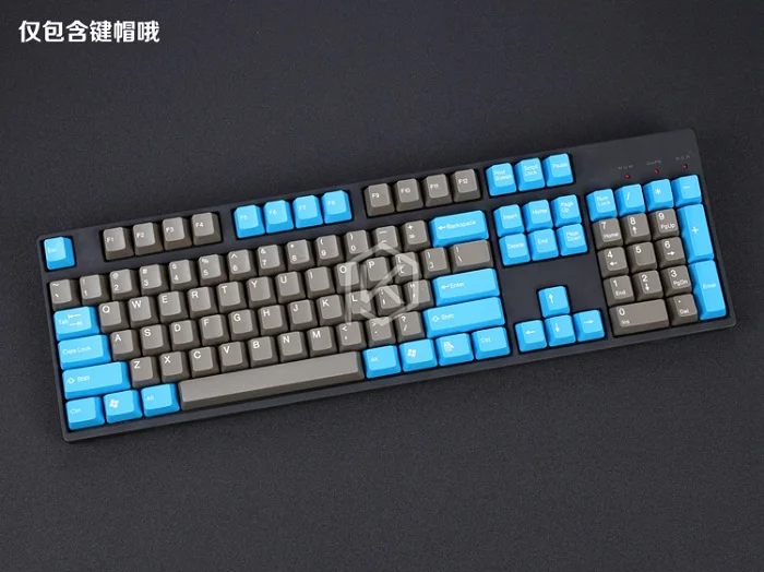 Taihao abs двойные колпачки для игр diy механическая клавиатура цвета океана глубокий