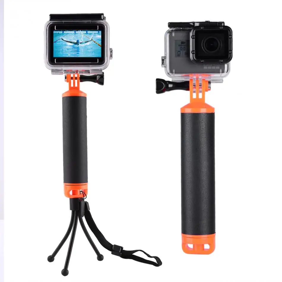 Waterproof Self Sticks For Gopro Floating Hand Grip Handle Tripod Mount
