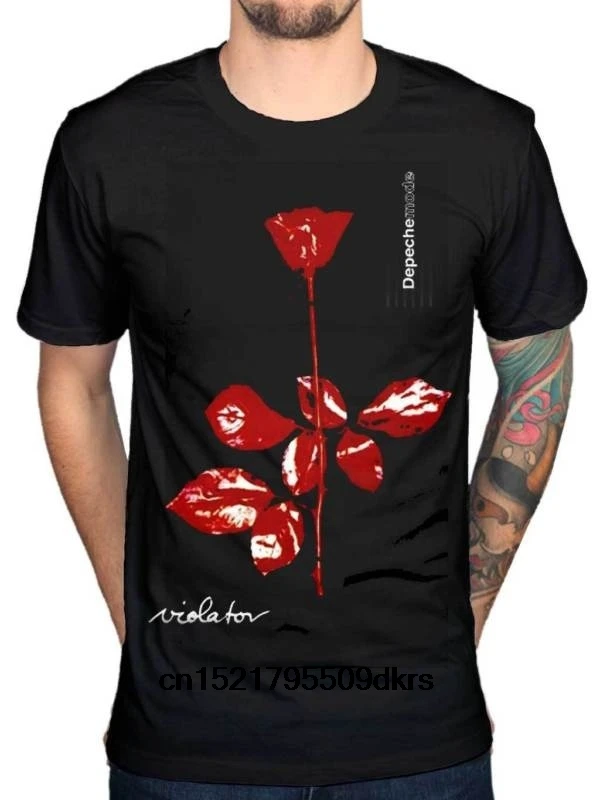 

Men T shirt Depeche Mode Violator Electro Rock Band funny t-shirt novelty tshirt women