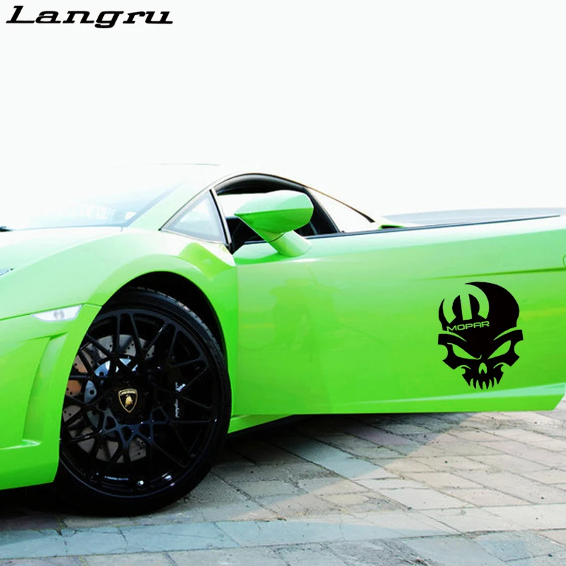 Виниловая наклейка Mopar с изображением черепа стикер для графического окна