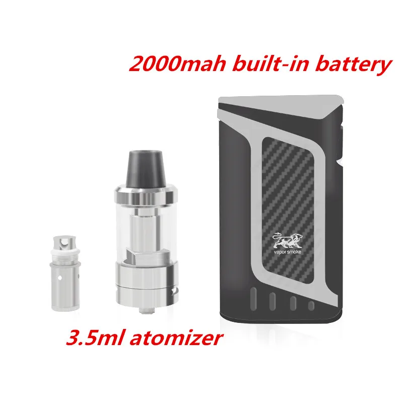 Оригинальный 80 Вт vape Комплект Встроенный 2000 мА/ч Батарея с 3 5 мл распылитель