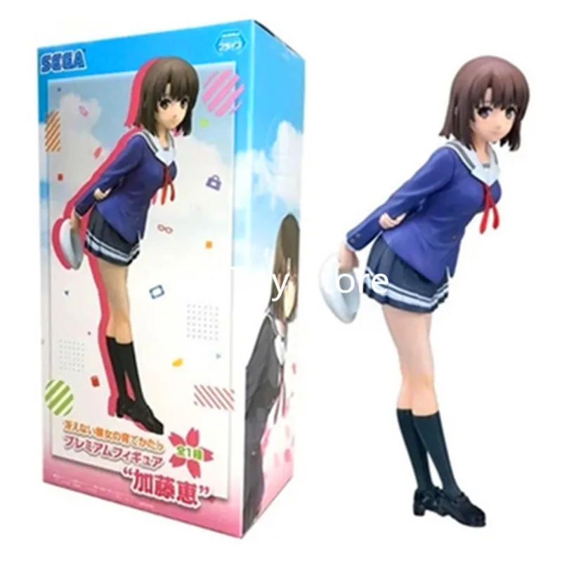 Sega Saekano как поднять скучную подругу кату Мегуми ПВХ фигурка Коллекционная модель