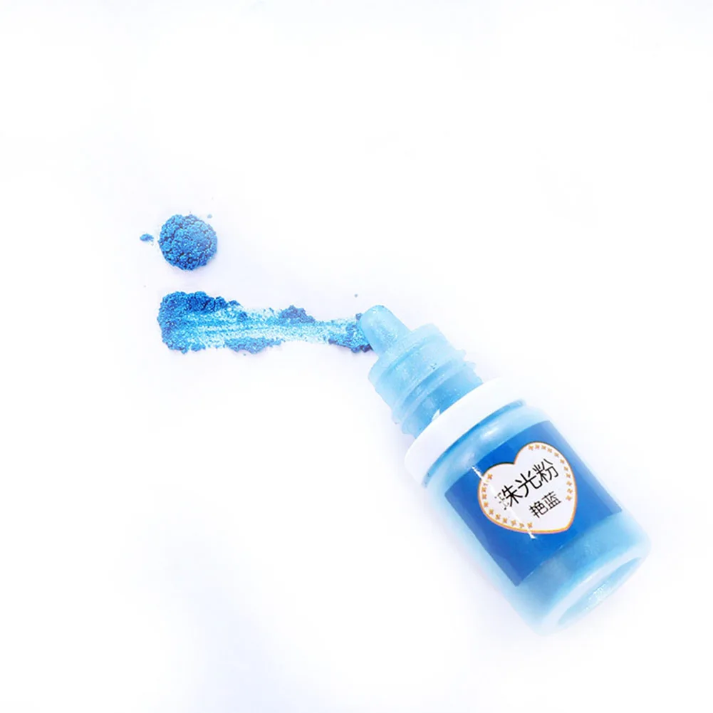 Ремесла пигмент порошок перламутровая слюда УФ Смола эпоксидный порошок DIY ремесла аксессуары лад - Цвет: Cobalt blue