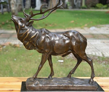 

Art Deco Sculpture The Bucks Bronze Statue