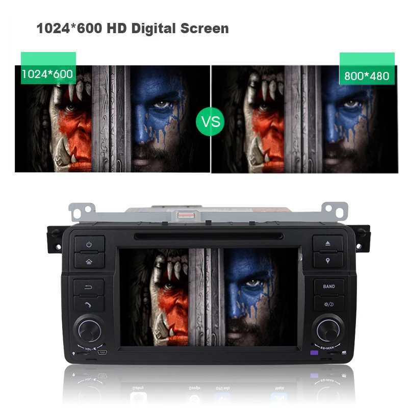 Clearance KSAOTU 7" DAB+ 4G Android 8.1 Car DVD Player SD GPS for BMW 3er E46 M3 Rover75 MG ZT 7