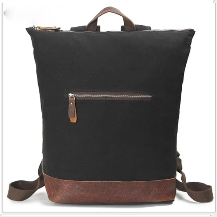 

New fashion Casual Canvas Men Backpack Retro Vintage Male Students School Bags Man Shoulder Bags mochila masculina black/gray