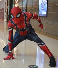 Iron Spider-Man Homecoming Costume Marvel Legends Iron Spiderman Superhero cosplay costume Halloween Suit
