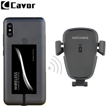 

Car Mount Phone Holder Qi Wireless Fast Charger For Xiaomi Redmi Note 6 Pro 6A 5A 3 S 4 4X 5 S2 Case Wireless Charging Chargeur