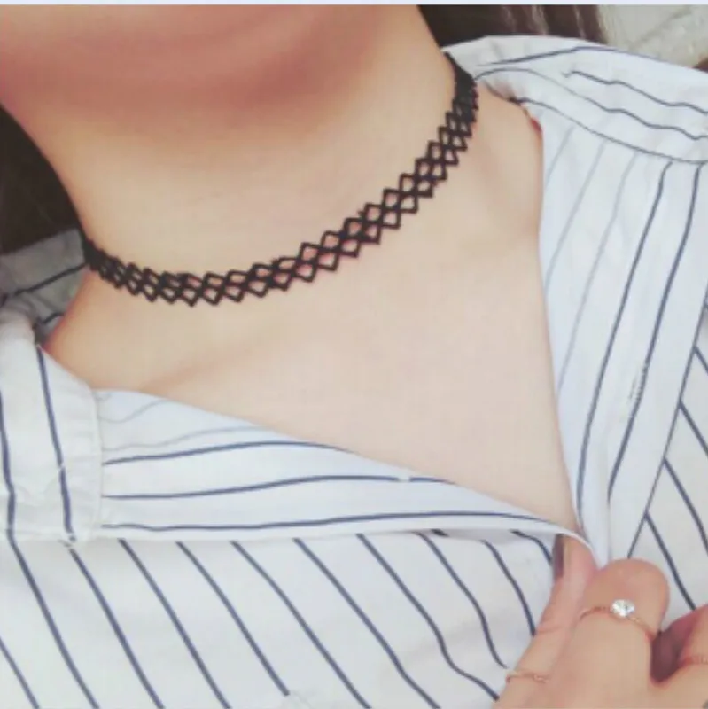Black Color Punk Lolita sweater Chain 