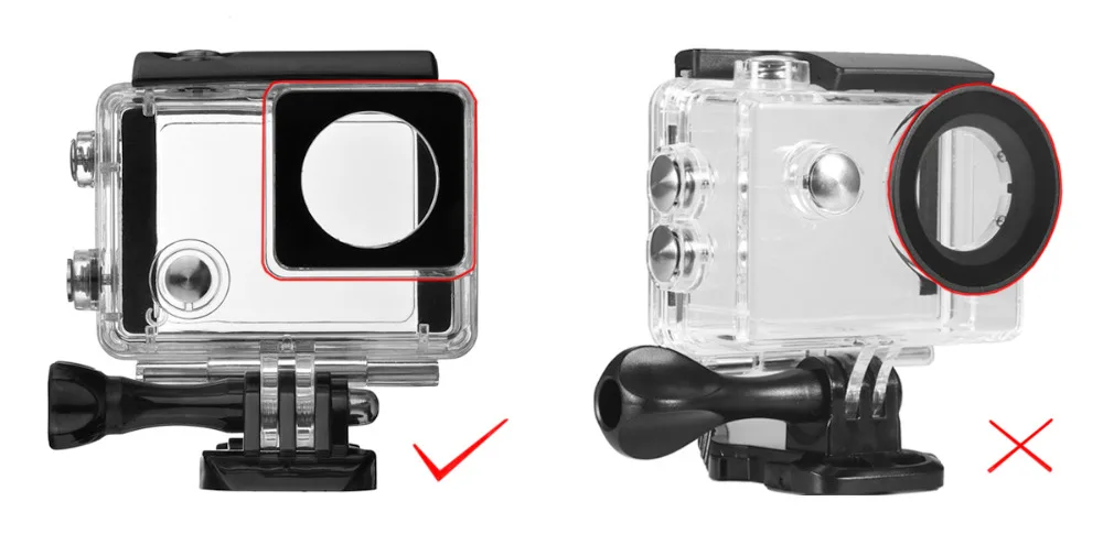 Eken CAM Дайвинг фильтр для eken H9 GoPro Hero 4 Xiaomi Yi 4K камера Дайвинг фильтр аксессуары для камеры