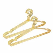 Hangerlink 45CM Gold Strong Metal Wire Hangers Clothes Hangers, Coat Hanger, Standard Suit Hangers(20 pcs/Lot)