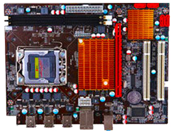 High quality100% tested perfect quality X58 desktop motherboard+CPU E5530+memory 8G+CPU fan Set LGA 1366 DDR3 boards motherboard 3 g41 motherboard775 needle cpu ddr2 ddr3 fully integrated 1g board 100% tested perfect quality
