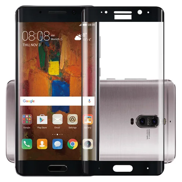 3D изогнутое закаленное стекло для Huawei Mate 9 Pro полное покрытие защитная пленка 9H