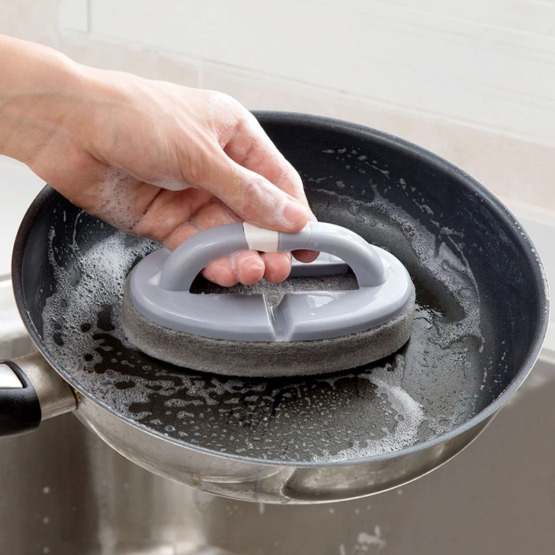 

Foldable Bathtub Sink Brush Strong Decontamination Magic Melamine Sponge Tiles Cleaning Brush Bathroom Kitchen Clean Tools
