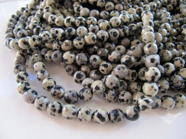 

2017 Top Fashion Direct Selling Metal jaspis nice Of Natural 6mm Dalmatian Jaspe r Round Beads 60pcs Loose A Lot