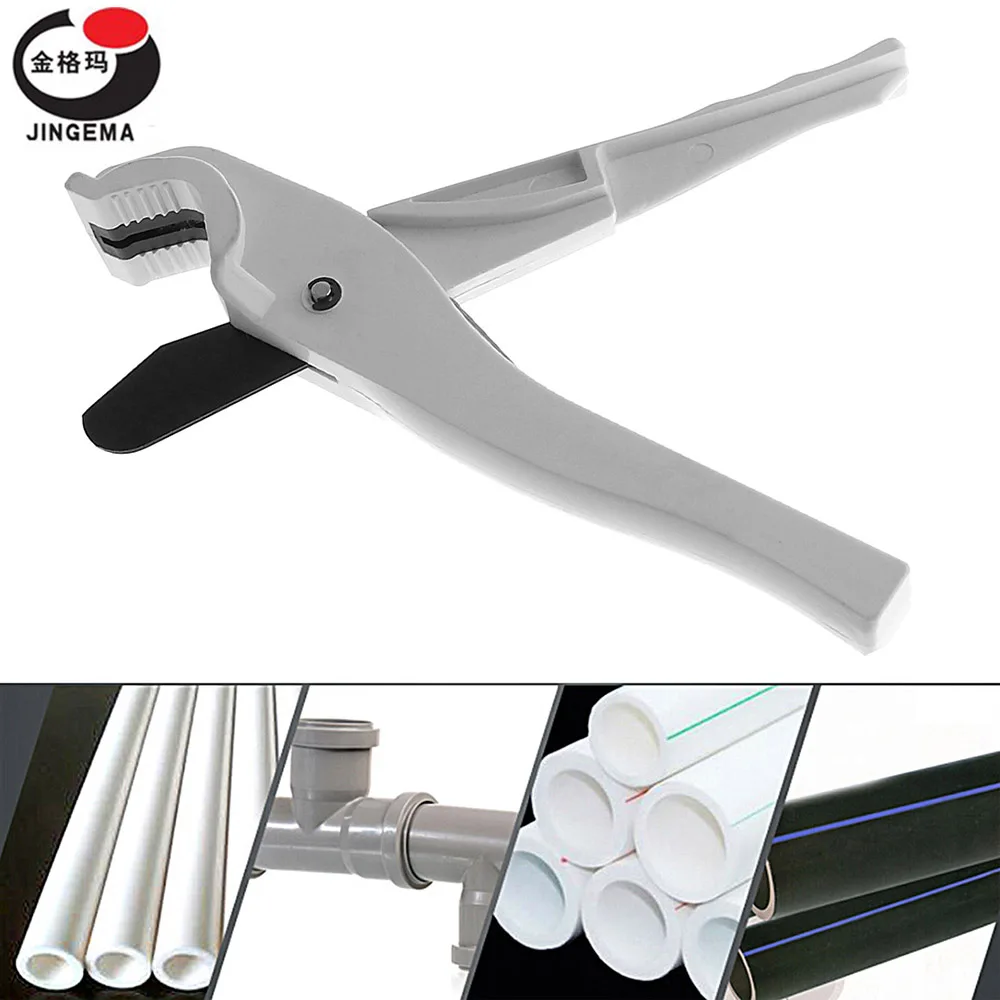 

9 Inch Aluminum Alloy PVC PPR Water Tube Cutter Scissors with Fixed Bracket Switch for Plastic Pipe Cutting Tool