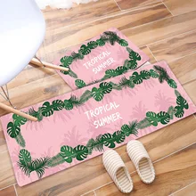 Домашний розовый коврик для ванной комнаты прикроватный ковер скандинавский мультфильм кухонный коврик 40X60 см 50X120 см