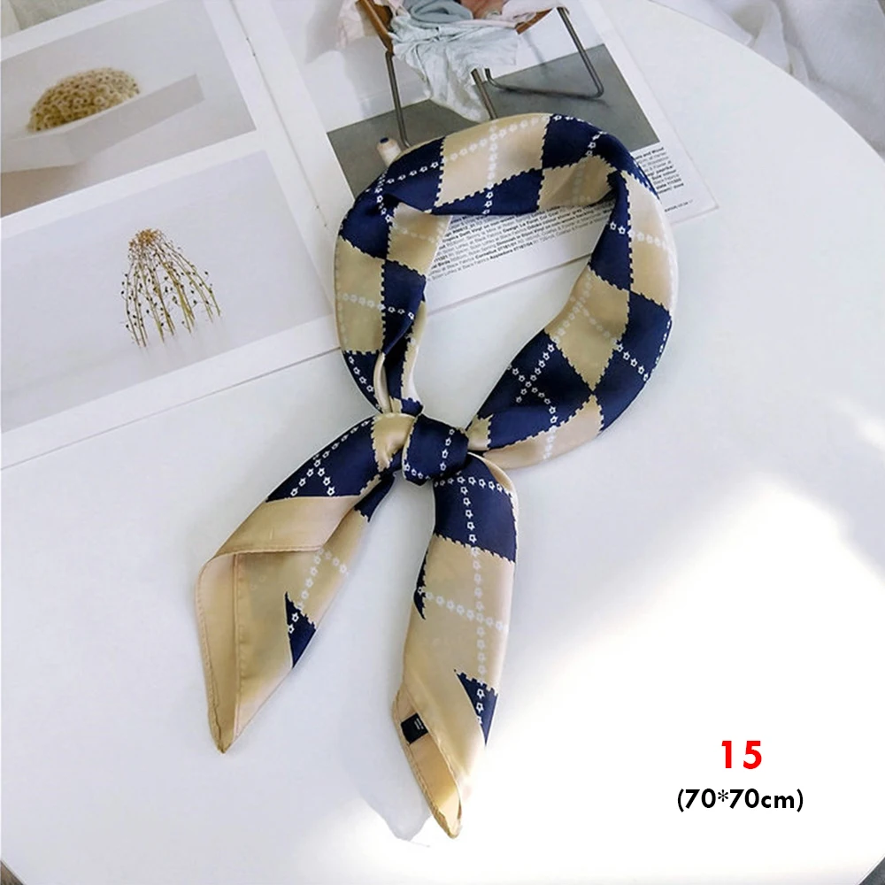 HOOH многоцветный Сексуальная леопардовая расцветка квардратный шелковый шарф шаль для женщин шелковое ощущение сатин зимний шарф шеи теплые аксессуары для волос