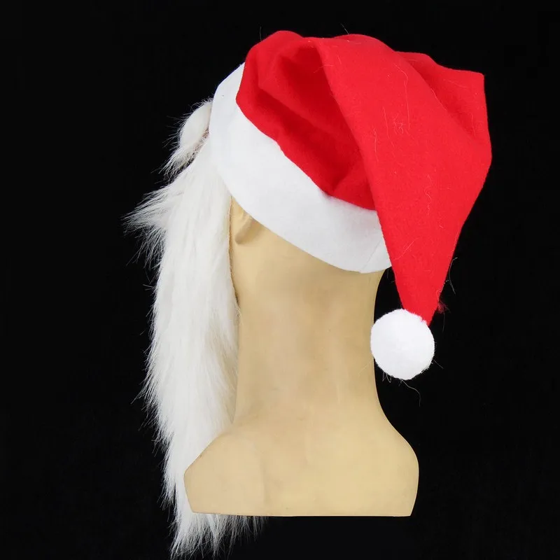 Funny Novelty Toy Mask Santa Claus Wig Beard Costume Full Face Mask Christmas Theme Cosplay Festival Party Toys for Adult (4)