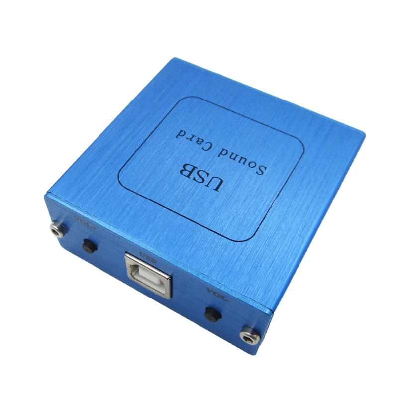 PCM2704 USB DAC USB to SPDIF Sound Card Decoder Board For Computer Aluminum case02