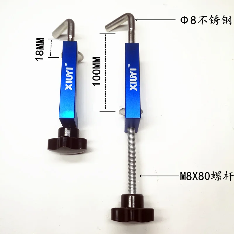 2 шт. многофункциональные регулируемые быстро фиксированные зажимы для деревообработки toohr деревообрабатывающие рабочие инструменты