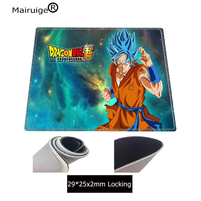 Mairuige Dragon Ball Супер аниме Гоку Офисный Компьютерный стол большой мат 90*40/60*30 см Блокировка клавиатуры край игровой коврик для мыши Настольный