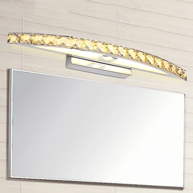 

LED Mirror Wall Light Bathroom Wall lamp Make Up Light Flexible Lamp Head LED Sconce AC90-260V Acrylic Waterproof Free shipping