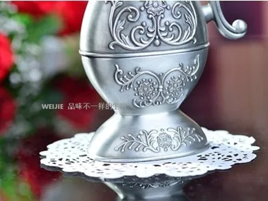 Оловянная металлическая ваза для украшения дома