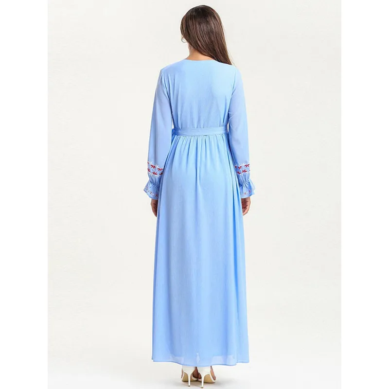 Vestidos кафтан абайя Дубай мусульманское платье Турция Caftan Рамадан арабский хиджаб