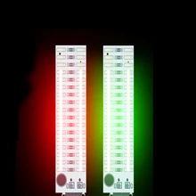 2X17 LED USB Мини Голосовое управление аудио музыка спектр света