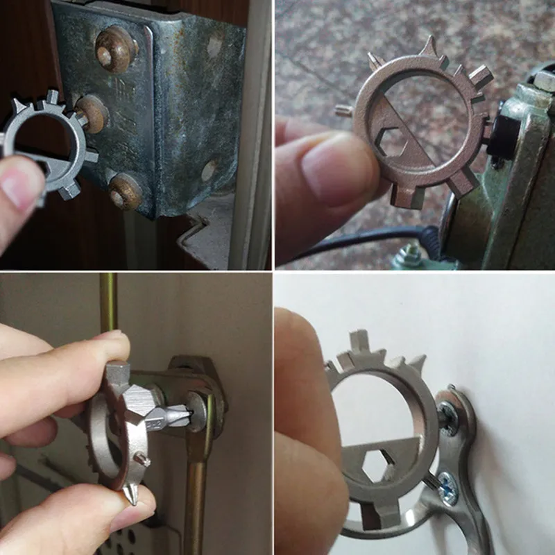 Tool 1Piece 12 Functions Multi Tool Screwdriver Portable Bicycle Repair Hand Tools Multi tools Screw Driver Allen Key