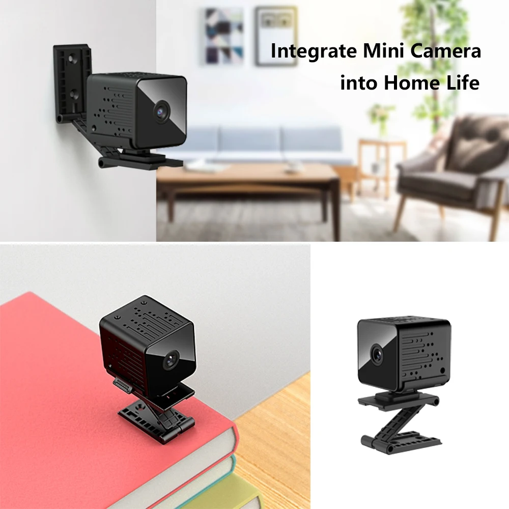 ZTour Q9H HD мини Wi Fi камера портативная Ip с ночным видением V380 для видеонаблюдения до