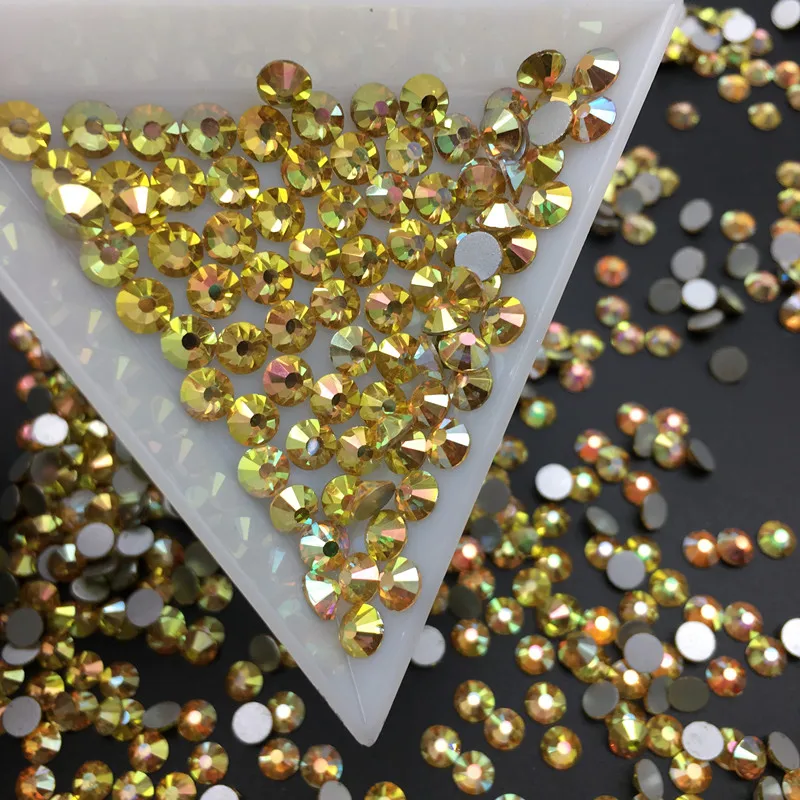 

Good Quality sunlight DIY Strass Crystal ss3-ss34 Non HotFix Nail Art Flatback Rhinestones for Clothes Decorations